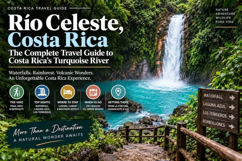 Rio Celeste, Costa Rica: The travelers complete guide the Costa Rica's turquoise river